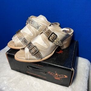 BNIB |•FREEBIRD🦅 BY STEVEN•| Caprice Leather Sandals Size 11